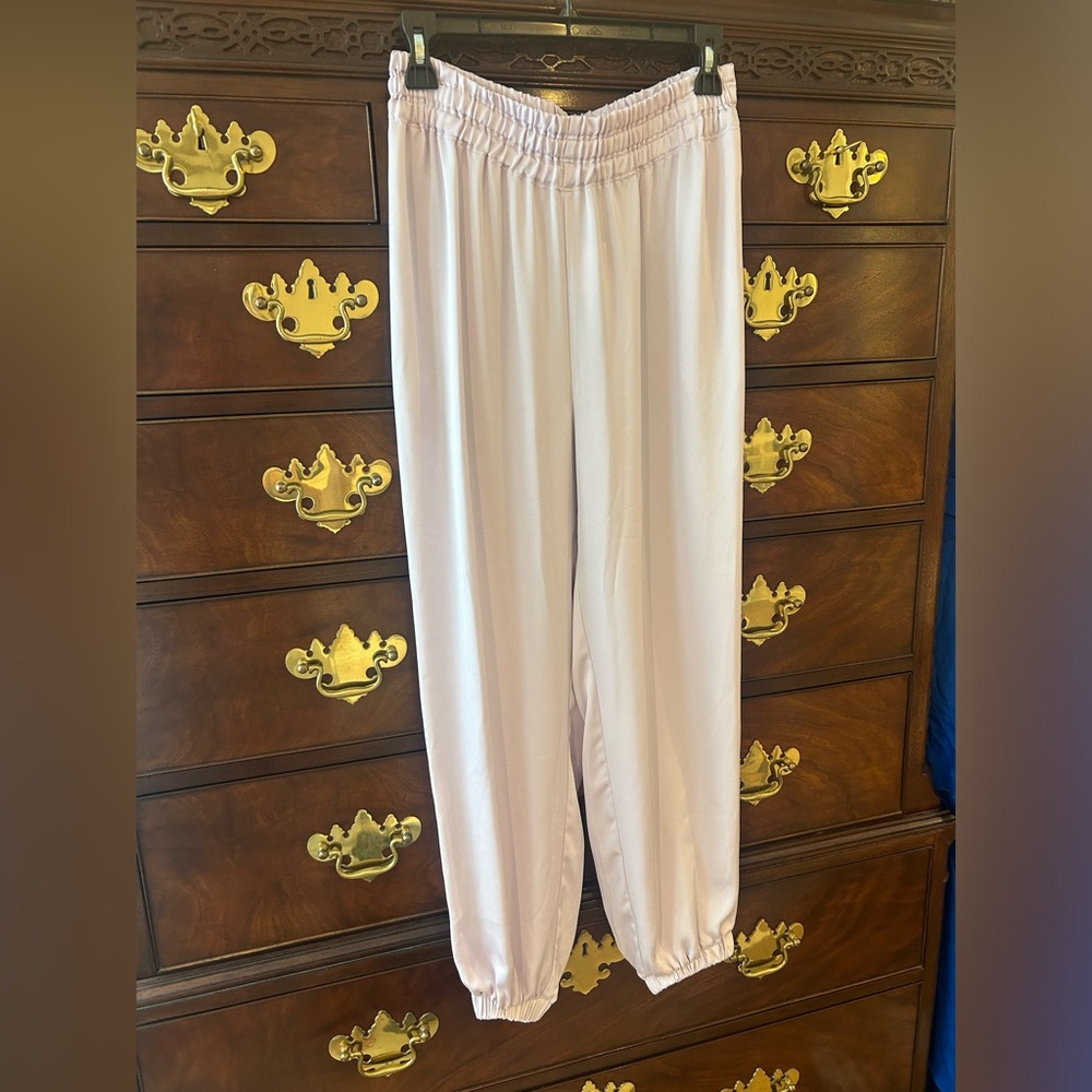 Ramy Brook Light lavender Silk Joggers